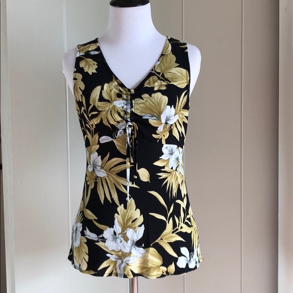 hilo hattie aloha print tank top - Picture 1 of 5